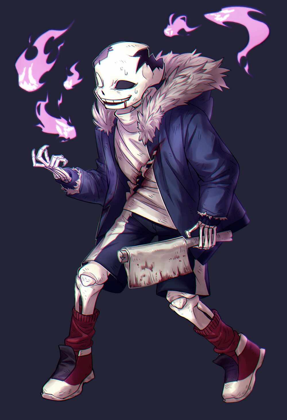 Undertale Au: Destroyed World Weak Killer Sans,Horror Sans,Jacob