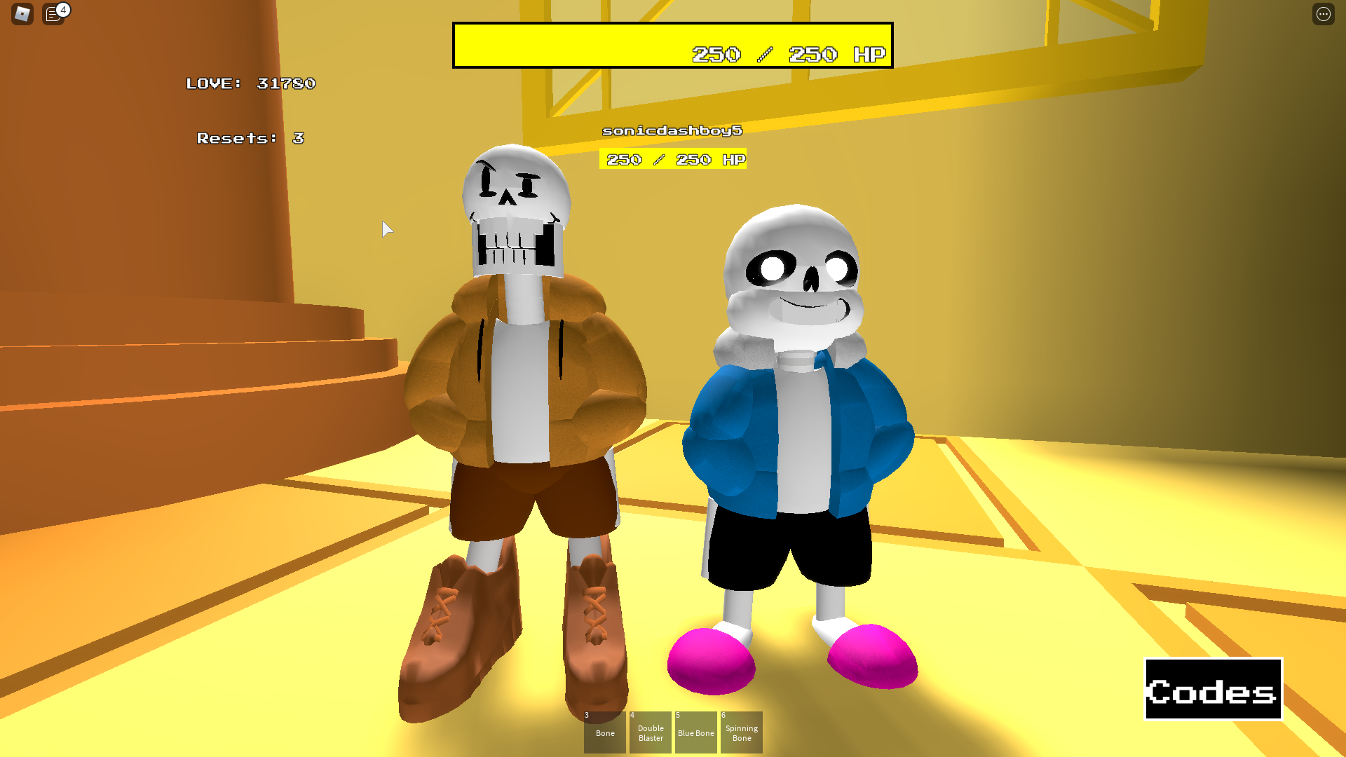 Sans simulator, Roblox Wiki