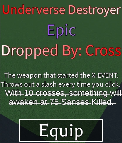 Underverse Destroyer | Sans.rng Wiki | Fandom