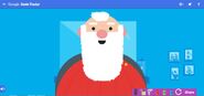 Santa when the game is started and/or when the Restart button is clicked.