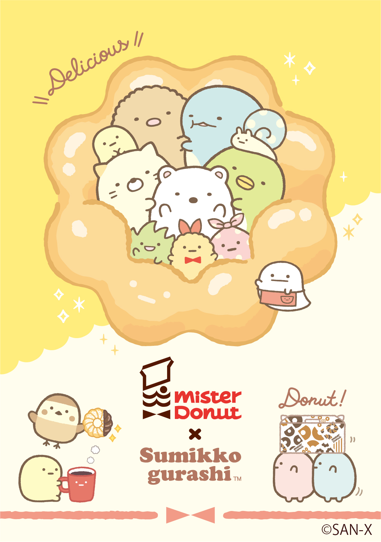Sumikko x Mister Donut Collaboration | San-X Wiki | Fandom