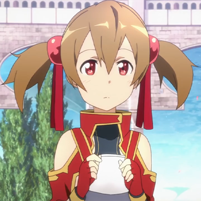 Download caption: Sword Art Online's Silica in action with her dragon Pina  Wallpaper | Wallpapers.com