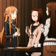 Asuna, Sasha y Yuriel en la realidad