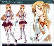 Diseño para el juego Sword Art Online: Infinity Moment.