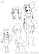 Diseño original hecho por abec para Sword Art Online Volumen 2.