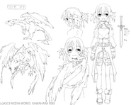 Diseño original hecho por abec para Sword Art Online Volumen 2.