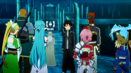 Kirito explaining the quest