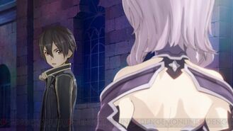 Kirito y la misteriosa Strea.