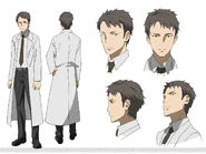 Diseño de Kayaba hecho por Adachi Shingo para el anime de SAO.