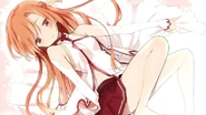 Asuna en la end card del episodio 13.
