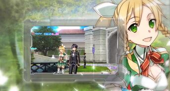 Leafa en el juego.