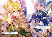 Sinon y Leafa en Underword