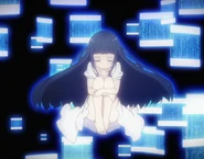 Yui en el opening del arco Aincard.