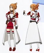 Diseño del Avatar de GGO de Asuna