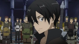 Kirito entscheidet sich dazu, den Hass auf sich zu ziehen, um die anderen Betatester zu schützen.