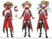 Diseño hecho por Adachi Shingo para el anime de SAO.