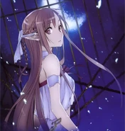Asuna en la caratula trasera de INNOCENCE