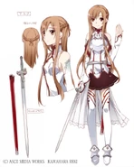 Diseño original hecho por abec para Sword Art Online Volumen 1.