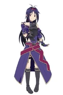 Diseño del personaje de Yuuki para Hollow Fragment