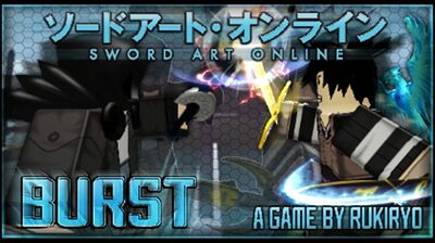 Sword Art Online Burst Wiki Fandom - roblox sword art online games