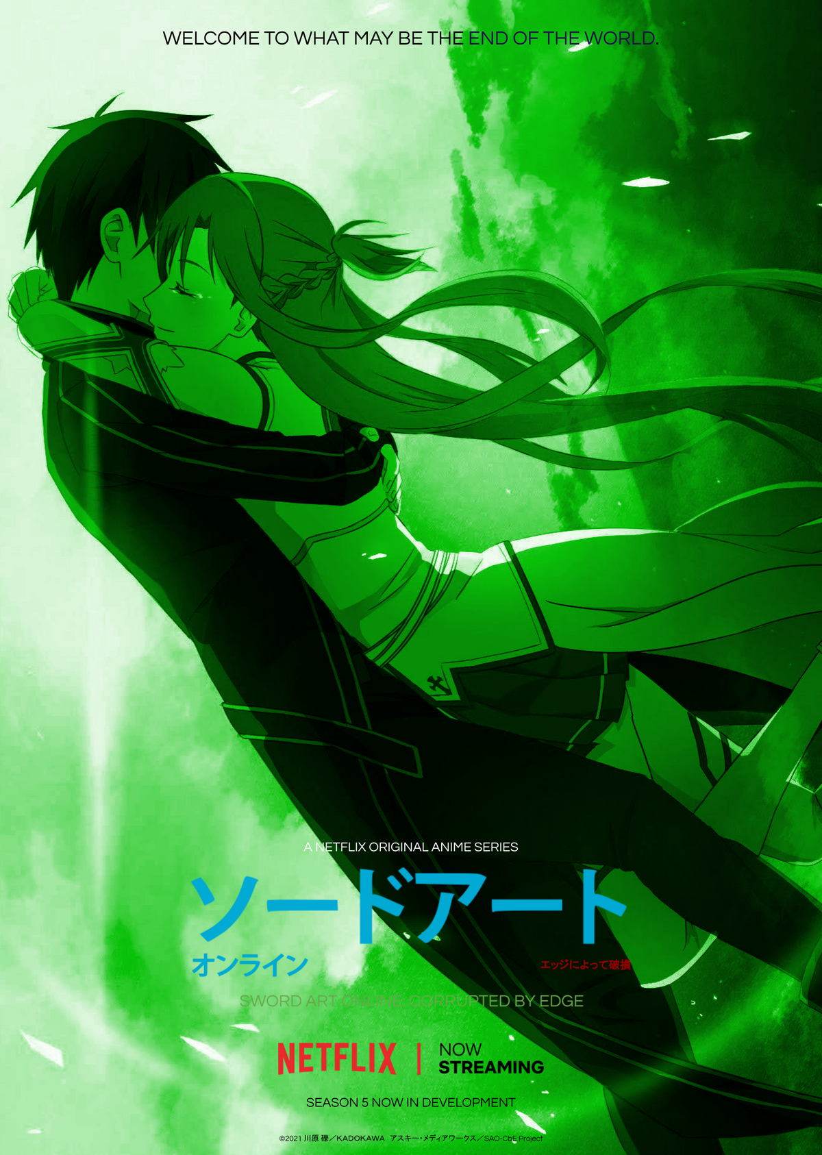 Sky Video Games Anime Sword Art Online Matte Finish Poster