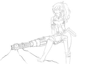 GGO avatar with Avenger