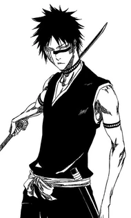 Kusaka wearing his casual guild uniform.