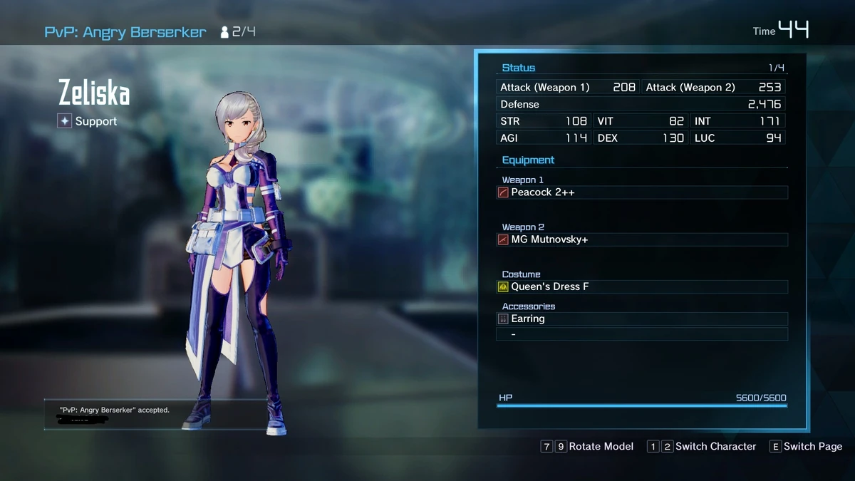 Zeliska Sword Art Online Fatal Bullet (Hero Mode PvP Info) Wiki