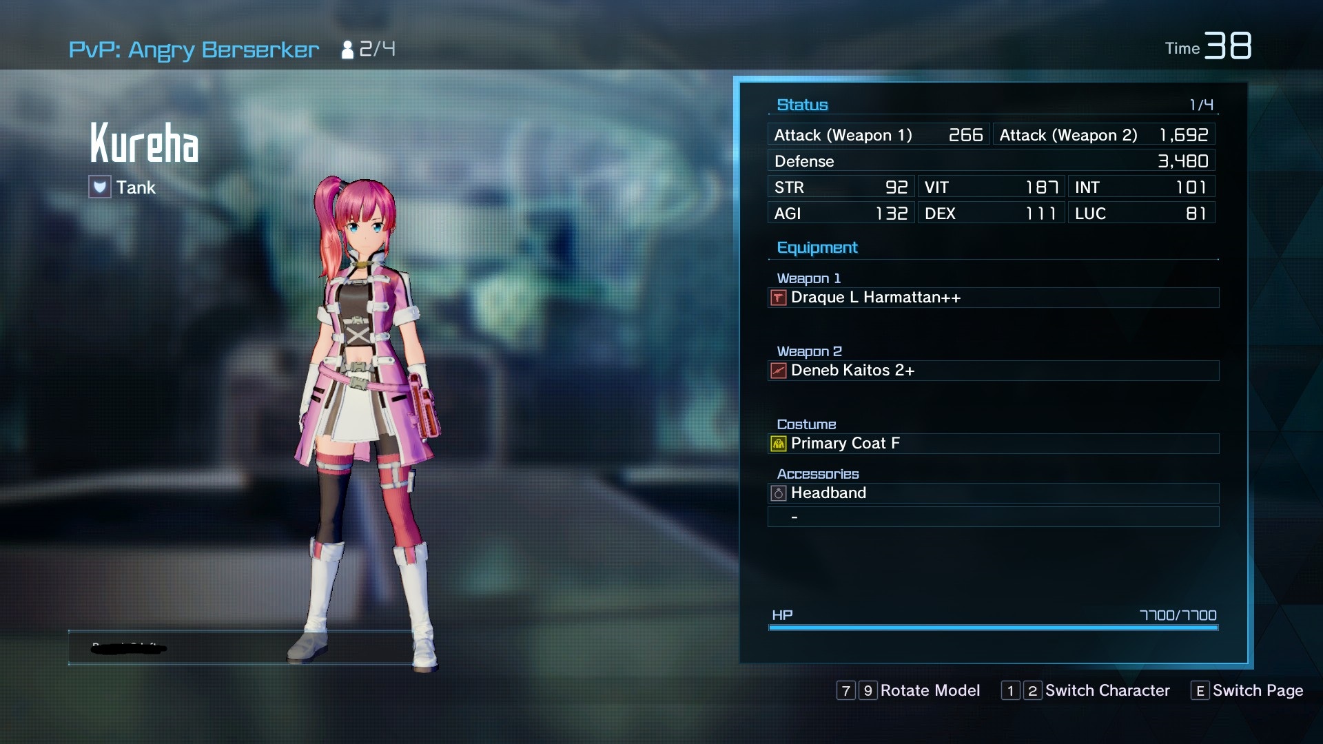 Kureha Sword Art Online Fatal Bullet Hero Mode Pvp Info Wiki Fandom