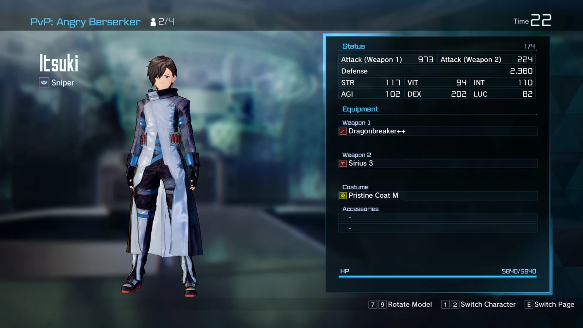 Itsuki Sword Art Online Fatal Bullet (Hero Mode PvP Info) Wiki Fandom