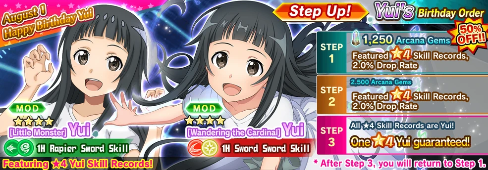Wandering the Cardinal) Yui - Sword Art Online: Integral Factor Wiki