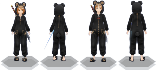 Black Bear Outfit