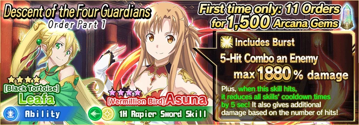 Black Tortoise) Leafa - Sword Art Online: Integral Factor Wiki