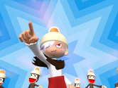 Pipo Monkeys with Specter in the Monkeys On Parade cinematic of Ape Escape 2.