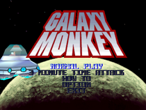 Galaxy Monkey Main Screen