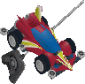 Sprite of the R.C. Car from Ape Escape 2.