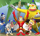 The Freaky Monkey Five in Ape Escape 2.