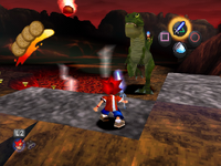 AE1 Molten Lava - T-Rex, Start