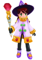 A render of Yumi as Fantasy Knight form.