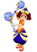 A render of Yumi in her Genie Dancer form.