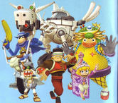 The Freaky Monkey Five in Ape Escape 3.