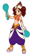 Yumi in her Genie Dancer form.