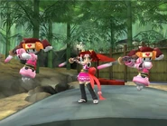 AE3 Miracle Ninja Sayaka.jpg (64 KB) Yumi in a victory pose with her ninja clones.