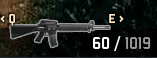 The HUD icon for the M16A4.