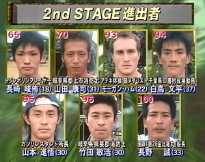 SASUKE 15's First Stage Clears