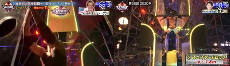 SASUKE 37 & 38-Spider Drop-Comparison