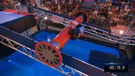 Ninja Warrior Germany 2's Rolling Log