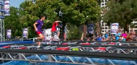 American Ninja Warrior Junior's Floating Tiles