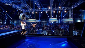 Team Ninja Warrior Germany 1's Tire Swing