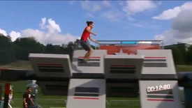 Ninja Warrior Sweden's Bridge of Blades